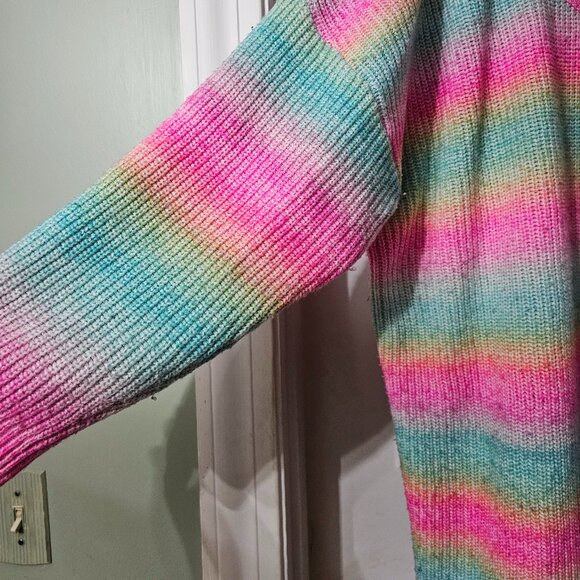 Torrid Rainbow Ombre Sweater - Picture 5 of 9